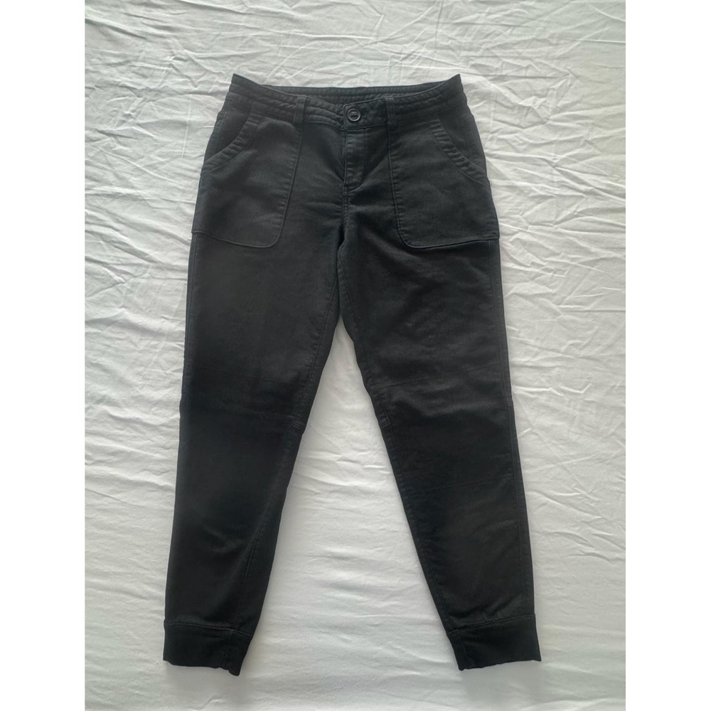 Mountain Hardwear Womens Black Twill Jogger Stretch Pants Size 8 OL8978